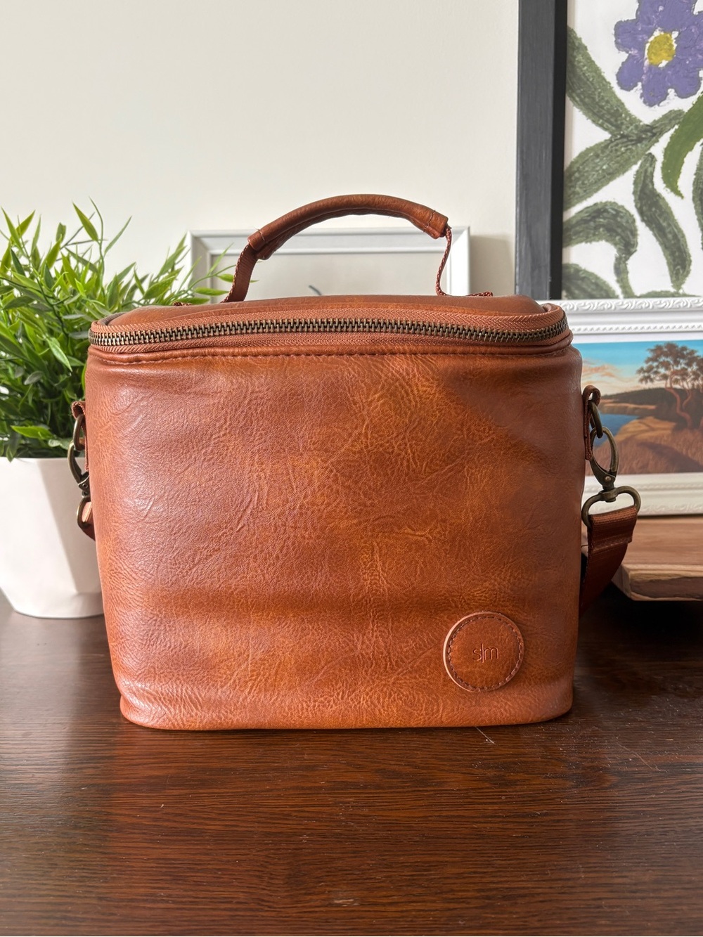 Simple Modern Vegan Leather Lunch Bag | PU Leather Insulated Tote | 4L